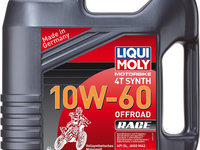 Ulei Motor Liqui Moly Motorbike 4T Synth 10W-60 Offroad Race 4L 3054