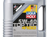 Ulei motor Liqui Moly Top Tec 4100 5W40 5L 3701 piesa NOUA