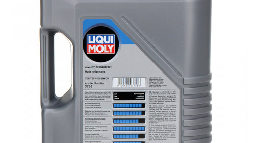 Ulei Motor Liqui Moly Top Tec 4600 5W-30 5L 2316 + Filtru Ulei Oe Opel 95516104 + Buson Golire Ulei Am Opel 96023264