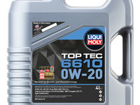 Ulei motor Liqui Moly Top Tec 6610 0W20, 4 l