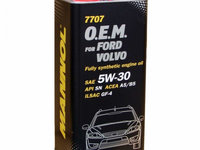 Ulei motor Mannol Oem Ford / Volvo 5W-30 5L Metal MN7707-5ME