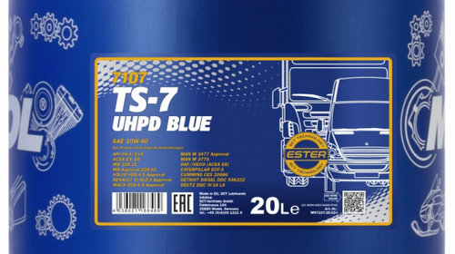 Ulei Motor Mannol TS-7 UHPD Blue 10W-40 20L M