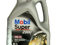 Ulei motor Mobil Super 2000 X1 10W40 4 litri Benzina/Diesel