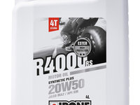 Ulei Motor Moto Ipone R4000 RS 20W-50 Semi-Syntetic 4L 800044