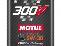Ulei Motor Motul 300V Ester Core® Technology Car Racing Motor Oil 4T 5W-30 2L 110814