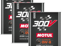 Ulei Motor Motul 300V Power Ester Core® Technology Car Racing Motor Oil 0W-8 2L 110854