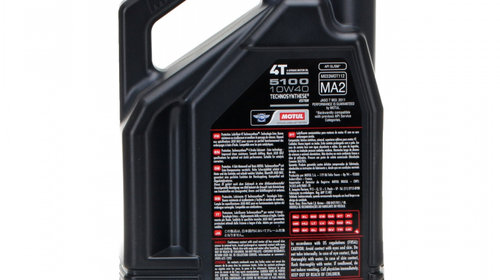 Ulei Motor Motul 4T 5100 10W-40 Ester MA2 4L 104068