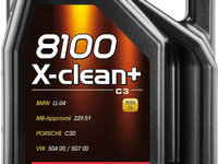 Ulei Motor Motul 8100 X-Clean+ 5W-30 5L 106377