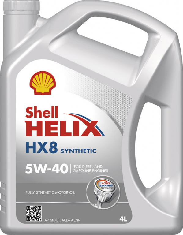 Ulei Motor Shell Helix HX8 Synthetic 5W-40 4L