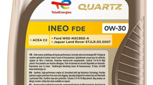 Ulei Motor Total Quartz Ineo Fde 0W-30 1L