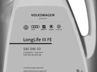 Ulei motor Volkswagen Longlife III 0W-30 5L GS55545M4EUR SAN7180