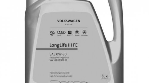 Ulei motor Volkswagen Longlife III 0W-30 5L G