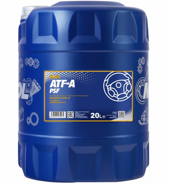Ulei Transmisie Automata Mannol ATF-A Automatic 20L MN8203-20