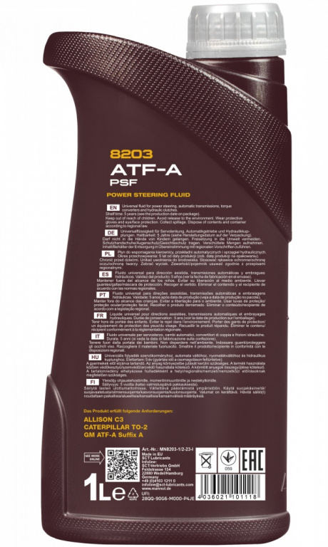 Ulei Transmisie Automata Mannol ATF-A PS