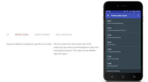 Unicarscan UCSI-2100, Android, IOS, Bimmercode, Bimmerlink, Motoscan