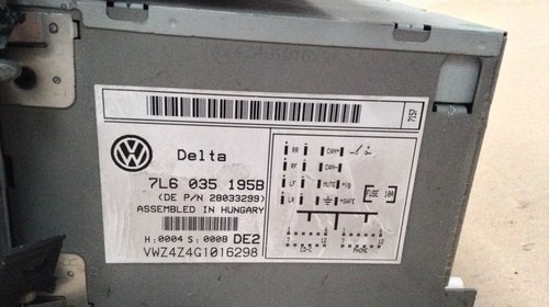 UNITATE AUDIO VW TOUAREG - 2007 - COD : 7L6035195B