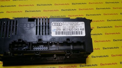 Unitate climatizare Audi A4 8E0820043AM