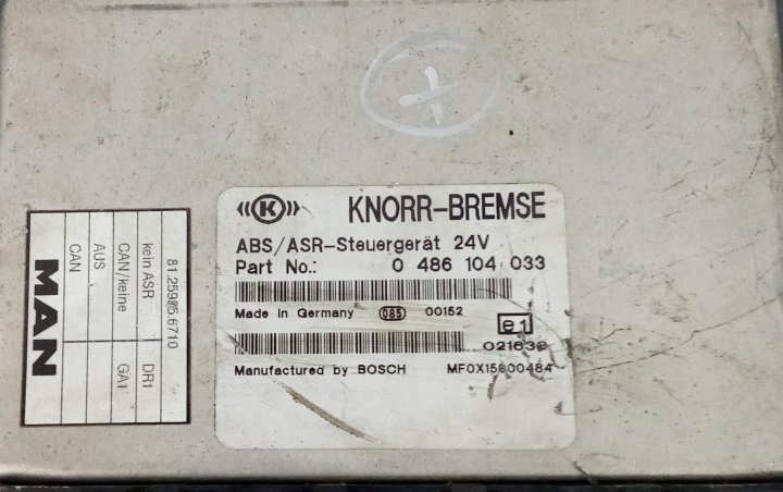 Unitate control ABS/ASR 0486104033 04861
