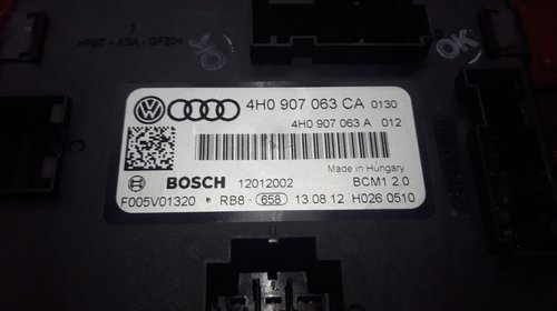Unitate control bord Audi A6 4G C7 cod 4H0907063CA