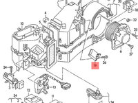 Unitate de control ,aer conditionat Audi A3 8L 1.9 TDI hatchback OEM 1J0907521