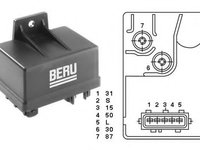 Unitate de control,bujii incandescente Citroen XANTIA (X1), Citroen XM Estate (Y3), Citroen ZX (N2) - BERU GR034