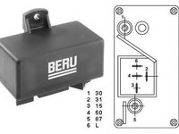 Unitate de control,bujii incandescente PEUGEOT J5 bus (280P), Citroen CX combi (MA), PEUGEOT 305 combi (581D) - BERU GR059