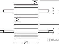 UNITATE DE CONTROL CANBUS 12V 21W BLI 2 BUC OSRAM