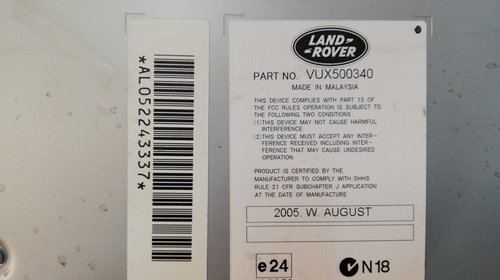 Unitate land rover range rover sport discovery 3 cod vux500340