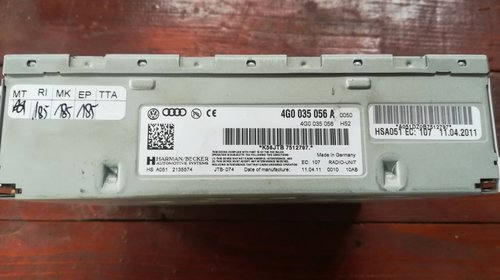 Unitate MMI 3G Audi A7 4G Sportback cod 4G0035056A