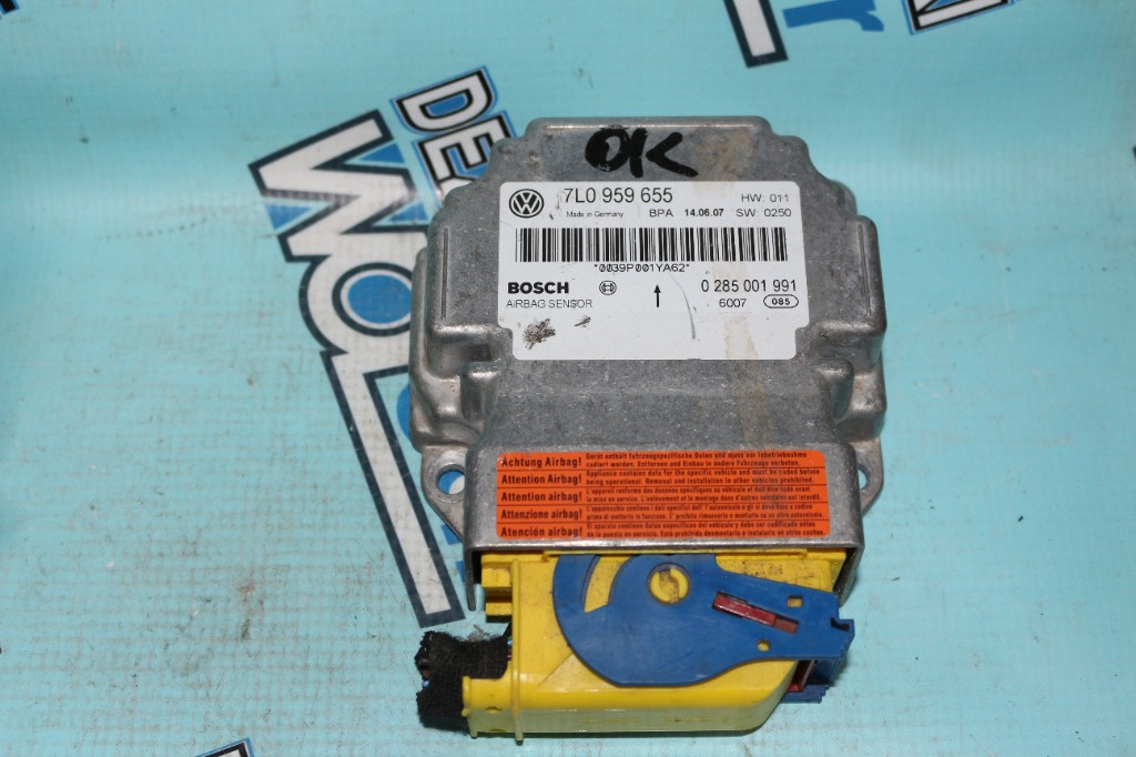 Unitate Modul Calculator Airbag VW Touareg 7L 2003 - 2010 Cod 7L0959655