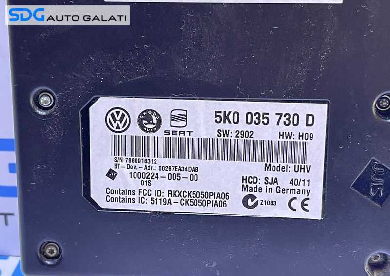 Unitate Modul Calculator Bluetooth VW Pa