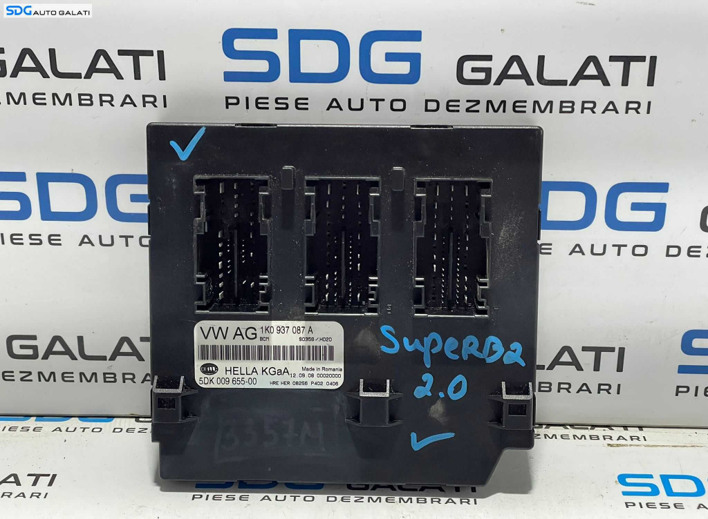 Unitate Modul Calculator Confort Confort Volkswagen Scirocco 2008 - 2014 Cod 1K0937087A