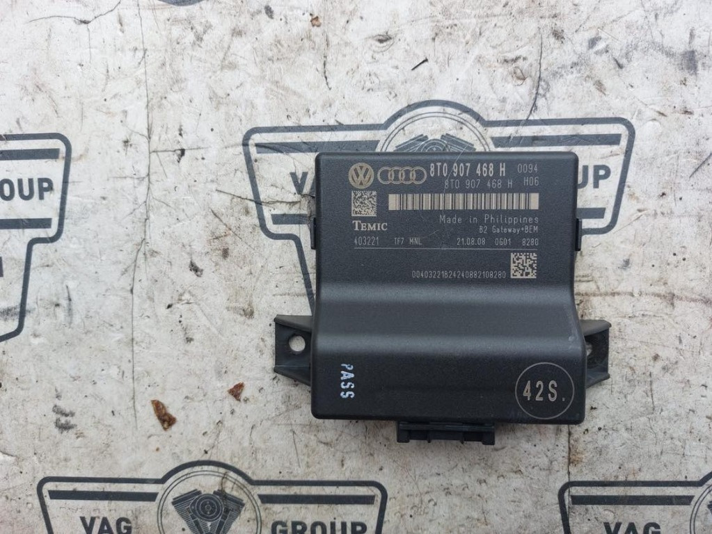 Unitate Modul Control CAN Gateway Audi A5 2008 - 2012 Cod 8T0907468H