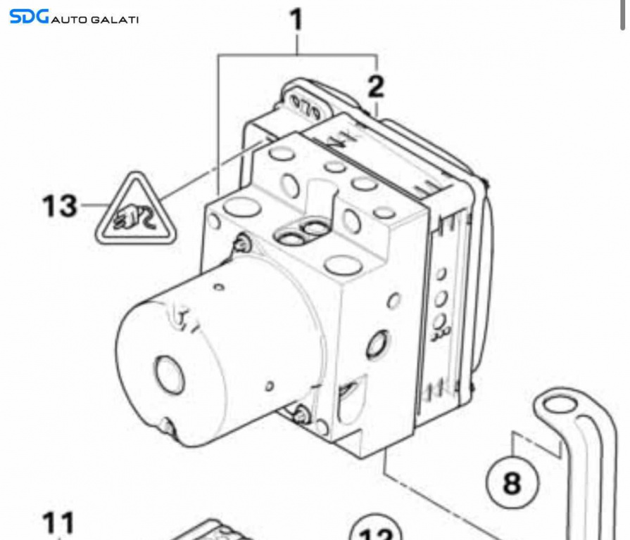 Unitate Modul Pompa ABS BMW X5 E70 2006 - 2013 Cod
