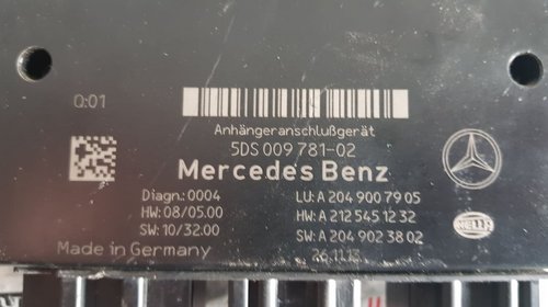 Unitate / Modul remorcare Mercedes-Benz C-Class W204 Facelift cod piesa : A2049007905