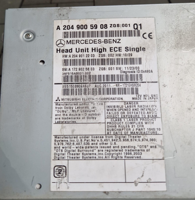 Unitate multimedia Cod: A2049005908 / A2