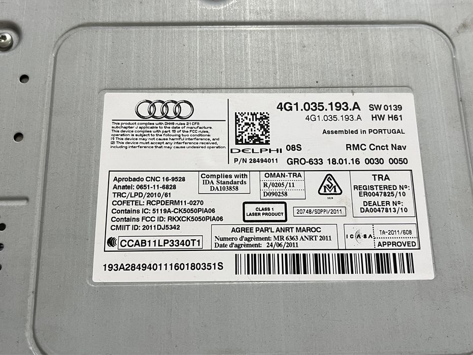Unitate navigatie / Display / MMI Audi A