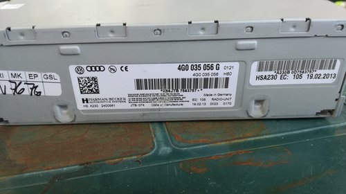 Unitate radio box audi cod 4g0 035 056 g