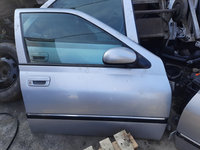 Usa dreapta fata Peugeot 406 an 2004 culoare argintiu europa cu bandou cromat