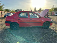 Usa spate Dacia logan culoarea rosu pasion