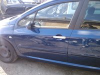 Usa stanga fata peugeot 307 hatchback si sw albastru inchis