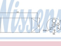 Uscator aer conditionat 95070 NISSENS pentru Rover Cabriolet Honda Crx Honda Civic Honda Ballade Honda Cr-v Honda Accord Honda Integra Honda Logo Honda Hr-v Honda City