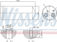 Uscator aer conditionat 95139 NISSENS pentru Daewoo Lanos