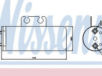 Uscator aer conditionat 95316 NISSENS pentru Peugeot 206 Peugeot 206