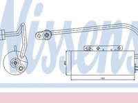 Uscator aer conditionat 95339 NISSENS pentru Opel Vectra Opel Signum Vw Multivan Vw Transporter Vw Kombi Vw Eurovan