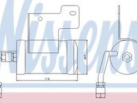 Uscator aer conditionat 95382 NISSENS pentru Mazda 626 Mazda Capella Mazda Telstar