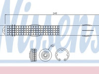 Uscator aer conditionat 95467 NISSENS pentru Bmw X5 Bmw X6 Bmw Seria 5 Bmw Seria 6 Bmw Seria 7