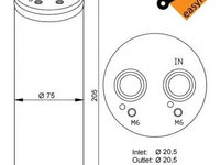 Uscator aer conditionat AUDI A4 (8EC, B7) - Cod intern: W20162744 - LIVRARE DIN STOC in 24 ore!!!