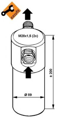 Uscator aer conditionat AUDI A6 (4B2, C5) - Cod in