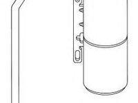 Uscator,aer conditionat FIAT CROMA (194) (2005 - 2020) NRF 33289